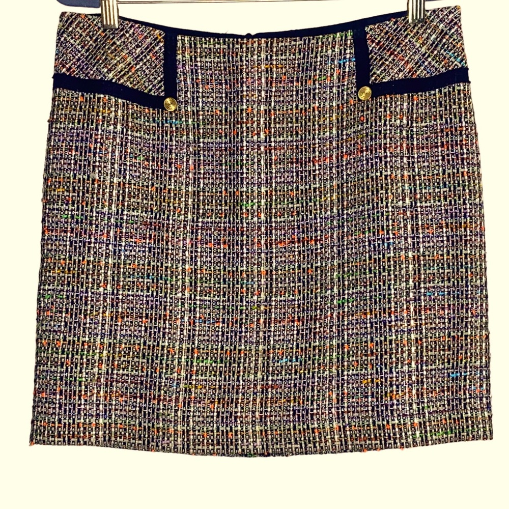 Trina Turk Tweed Preppy Midi Skirt - Picture 9 of 9